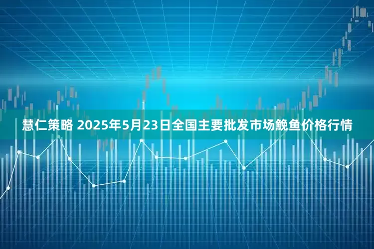 慧仁策略 2025年5月23日全国主要批发市场鮸鱼价格行情
