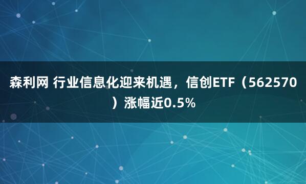 森利网 行业信息化迎来机遇，信创ETF（562570）涨幅近0.5%